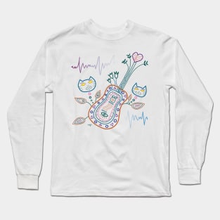 Music Guitar For Light Things Long Sleeve T-Shirt